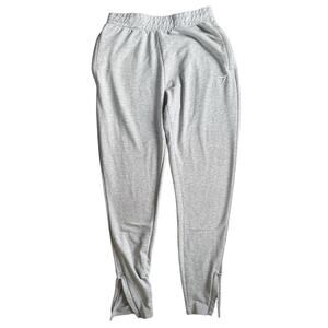 Gymshark Womens Gray Tapered Ankle Zip Athletic Pants Athleisure, Size Small